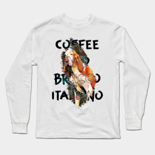 coffee and bracco italiano Long Sleeve T-Shirt